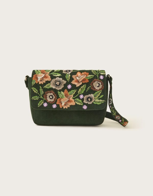 Monsoon Embroidered Cord Cross-Body Bag - Image 2