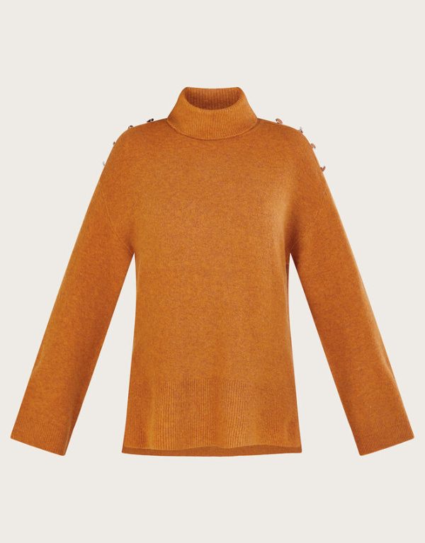 Monsoon Lib Longline JumperOrange - Image 5