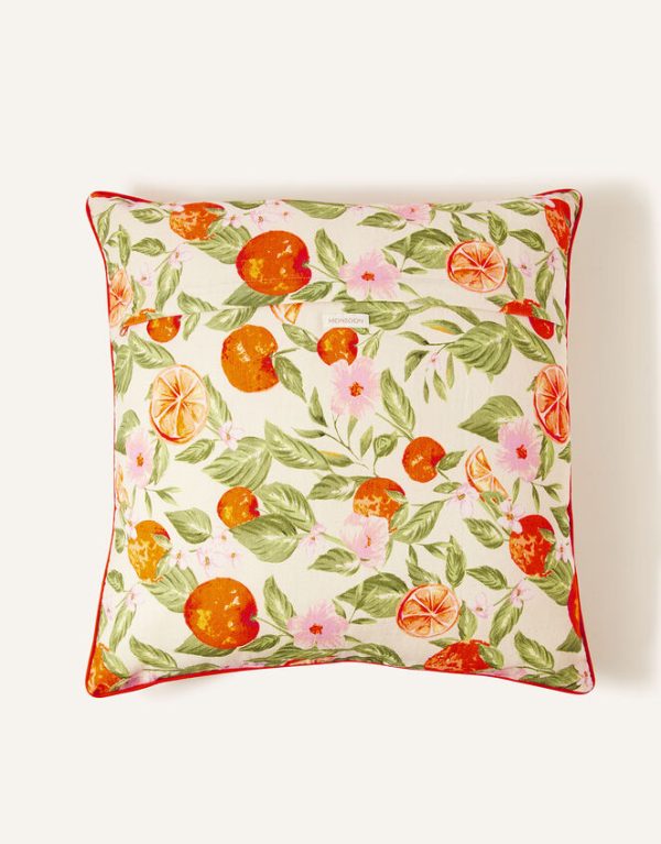 Monsoon Fruit Print Square Cushion - Image 3