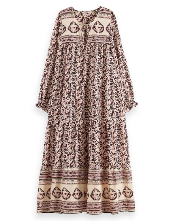 Monsoon Scotch and Soda Print Maxi Dress Multi - Image 7