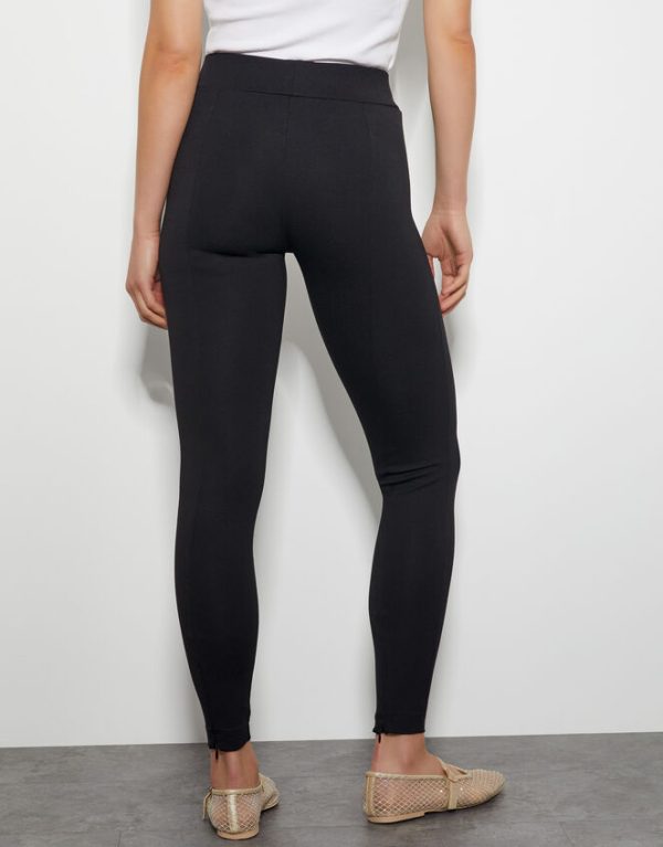 Monsoon Pree High Rise Ponte Leggings Black - Image 2