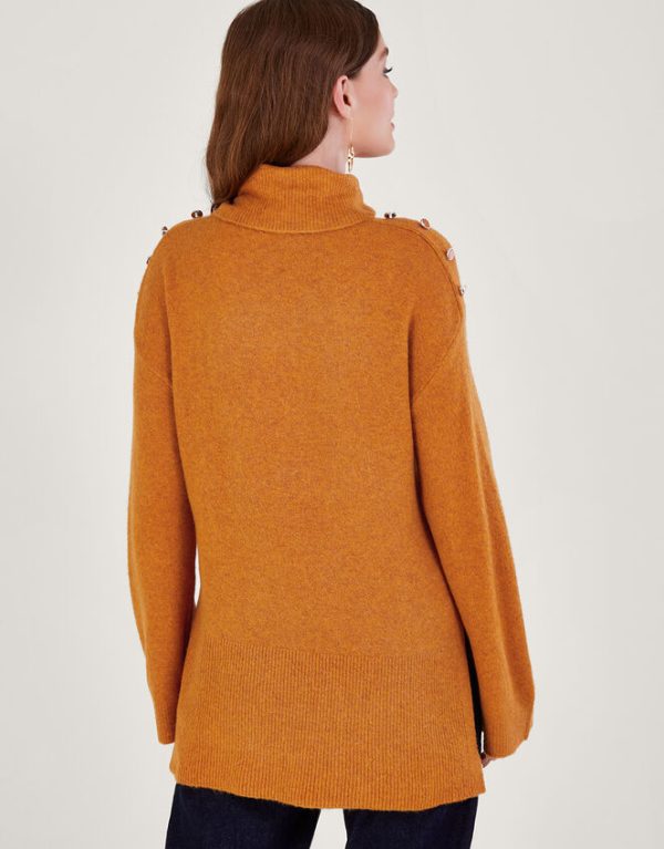 Monsoon Lib Longline JumperOrange - Image 3