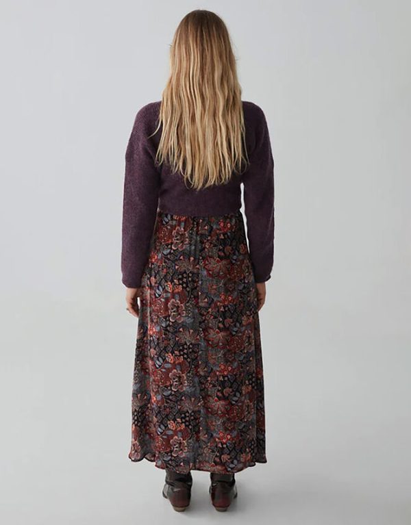 Monsoon Maison Hotel Paisley Printed Midi Skirt Blue - Image 5