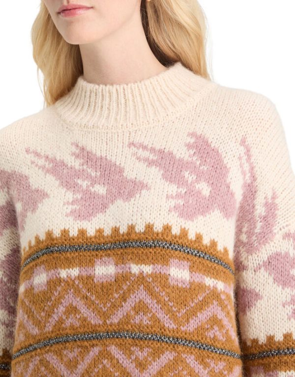 Monsoon Scotch and Soda Metallic Fair Isle Jumper Multi - Image 4