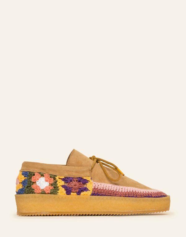 Monsoon Laidback London Komo Suede Moccasins Multi - Image 6