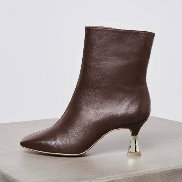 BCBG NATTI LEATHER BOOT - COFFEE BEAN - Image 3