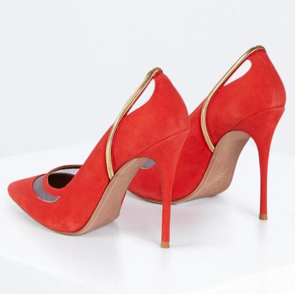 BCBG NORLA PUMP HEEL - VERMELHO SUEDE - Image 2