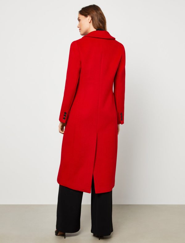 Bcbg Notch Collar Single-Breasted Riding Coat - Image 17