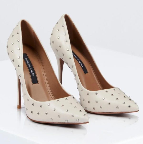 BCBG NOVA STUDDED PUMP HEEL - MAGNOLIA