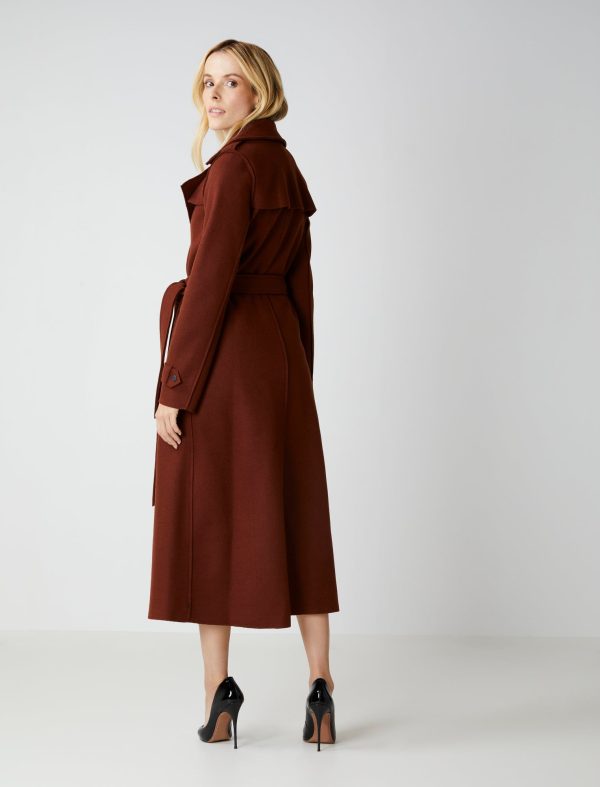 Bcbg Raw-Edge Belted Trench Coat - Image 2