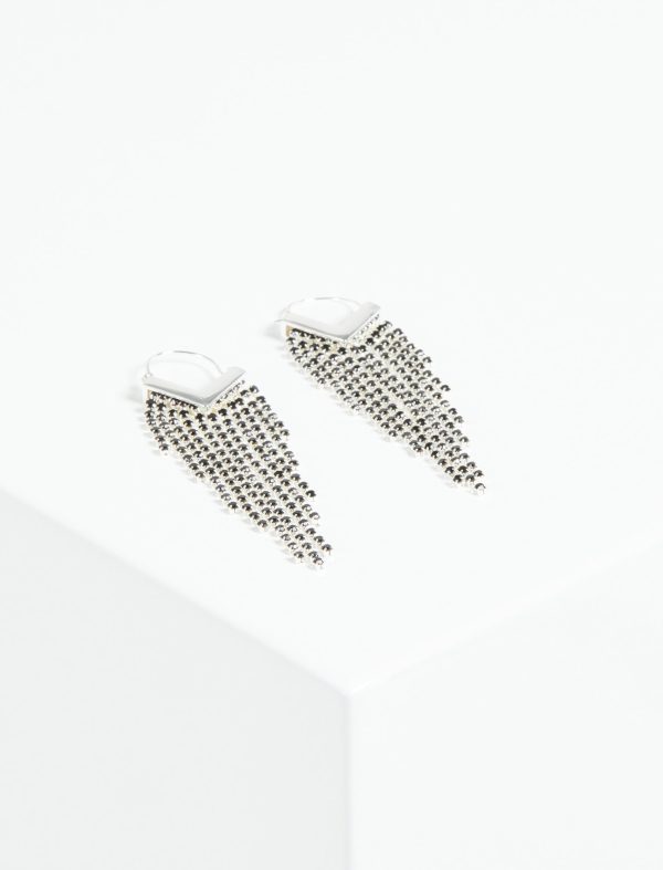 Bcbg Rock and Roll Crystal Drop Earrings - Image 5