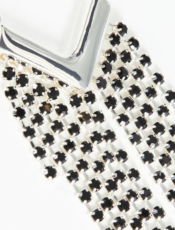 Bcbg Rock and Roll Crystal Drop Earrings - Image 6