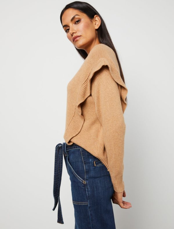 Bcbg Ruffle Pullover Sweater - Image 3