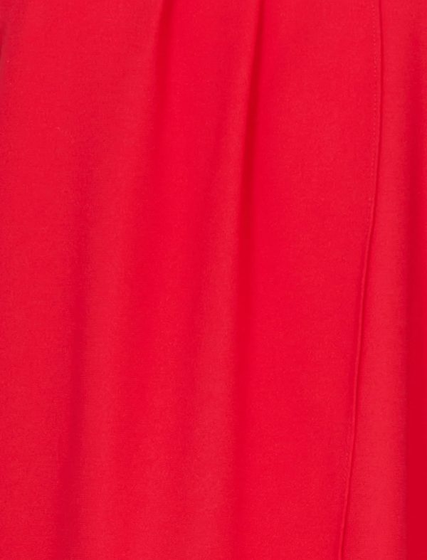 BCBG SAWYER BEADED ONE SHOULDER DRESS - RED - Image 7