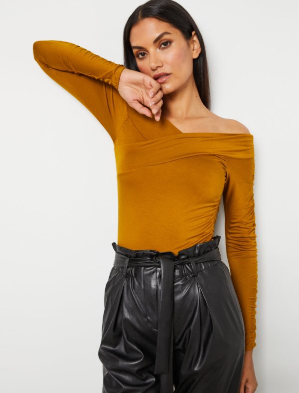 Bcbg Selma Off-The Shoulder Bodysuit