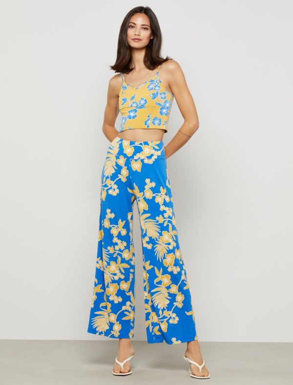 Bcbg Sleeveless Floral Crop Top - Image 2