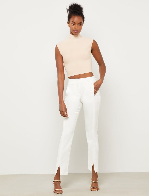 Bcbg Sleeveless Turtleneck Crop Top - Image 2