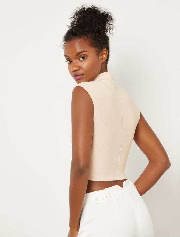 Bcbg Sleeveless Turtleneck Crop Top - Image 7