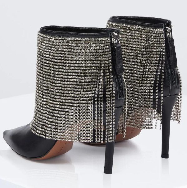 BCBG TANDI FRINGE BOOT - BLACK - Image 2