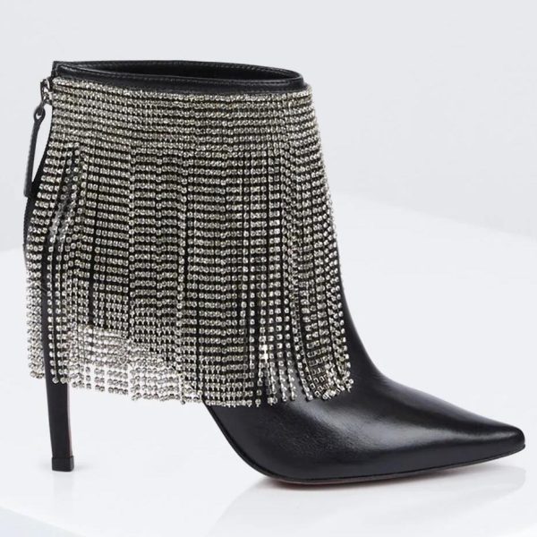 BCBG TANDI FRINGE BOOT - BLACK - Image 3