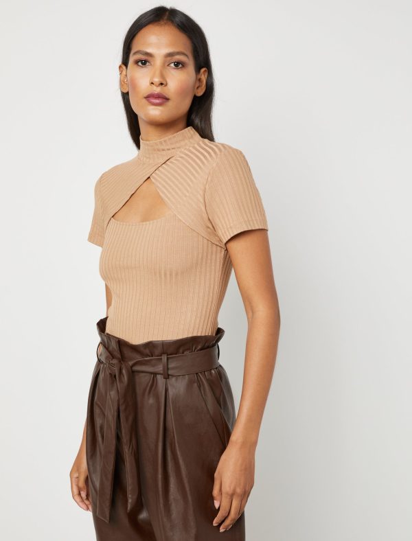 Bcbg Turtleneck Cutout Top - Image 2