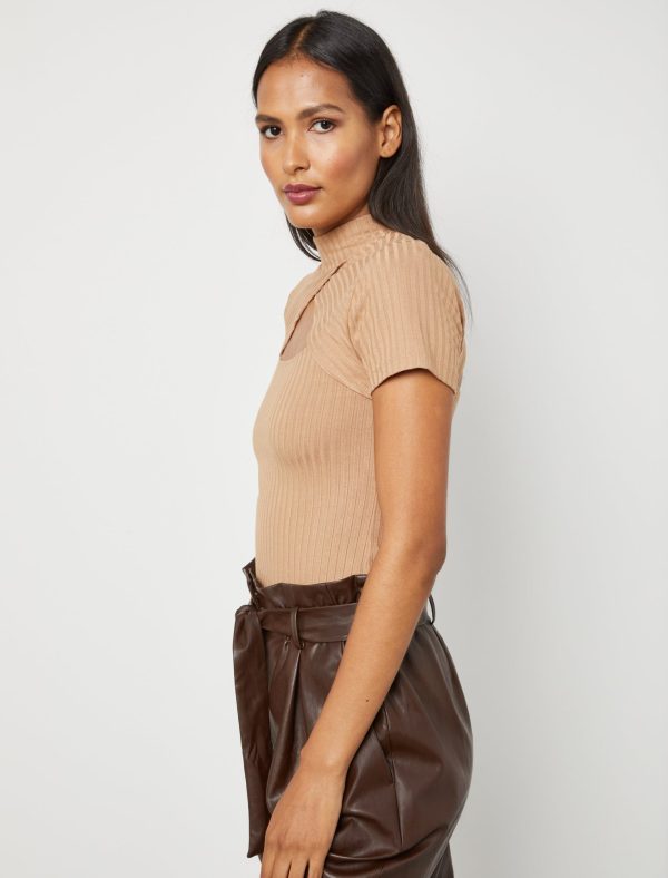 Bcbg Turtleneck Cutout Top - Image 3