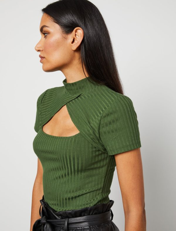 Bcbg Turtleneck Cutout Top - Image 6