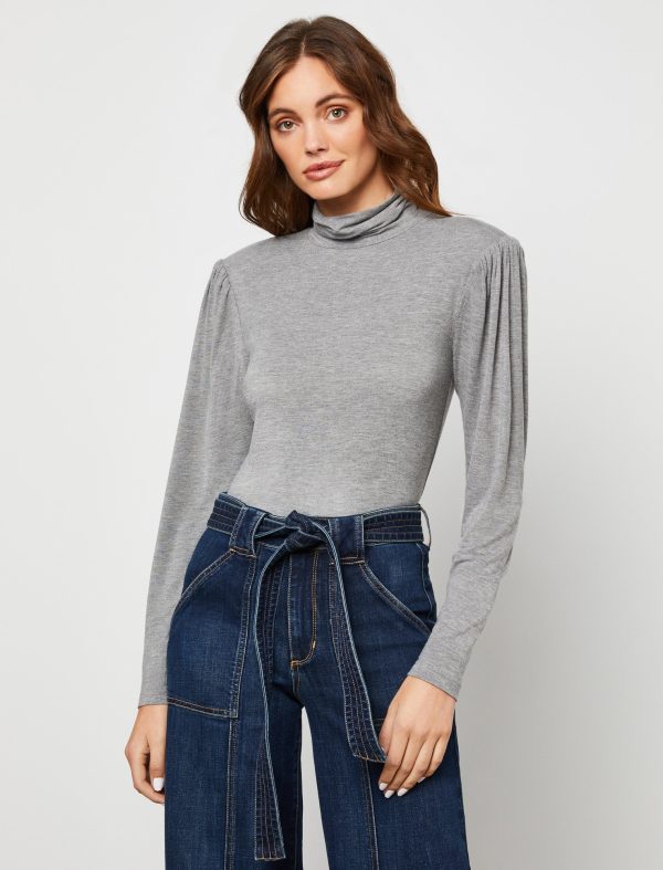 Bcbg Turtleneck Long Sleeve Top