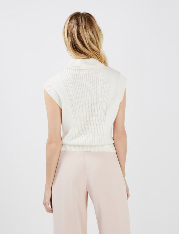 Bcbg Turtleneck Sweater Vest - Image 3