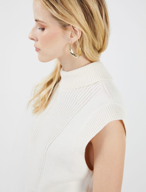 Bcbg Turtleneck Sweater Vest - Image 4