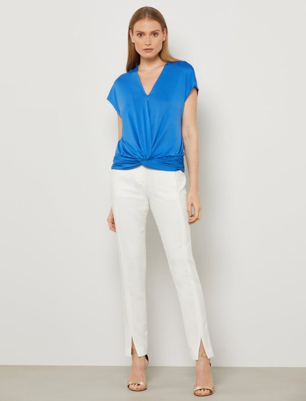 Bcbg V-Neck Front Knot Top - Image 2