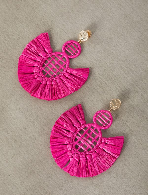 Bcbg Woven Fringe Drop Earrings - Image 6