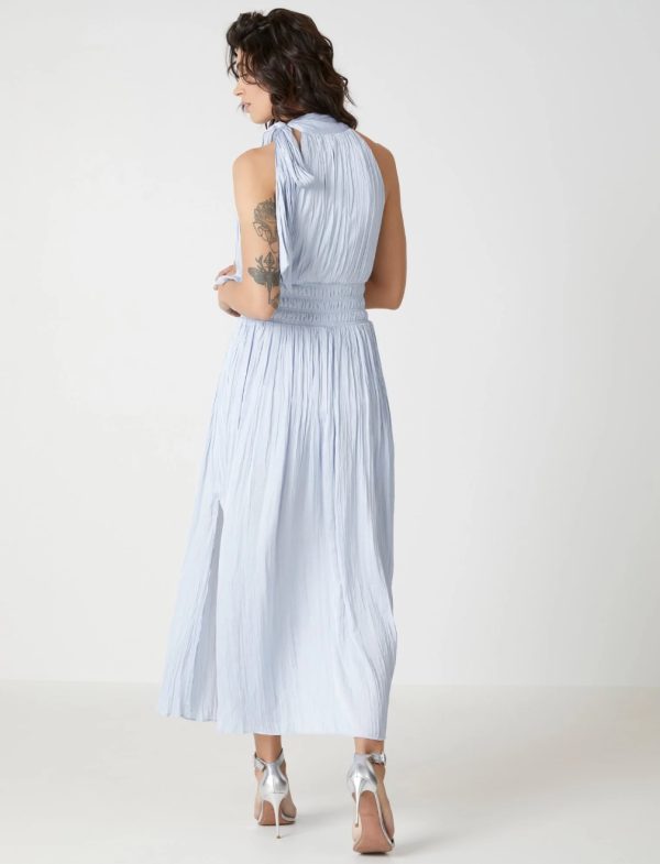 BCBG XENIA HALTER MAXI DRESS - XENON BLUE - Image 2