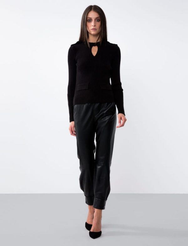 Bcbg CROPPED KNITWEAR TOP