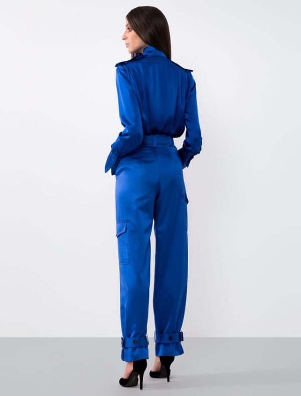 Bcbg WOOL/VISCOSE ASYMMETRICAL POCKETS PANT - Image 2