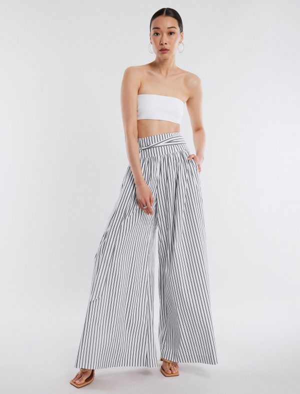 Bcbg Theo Silky High-Waisted Pant