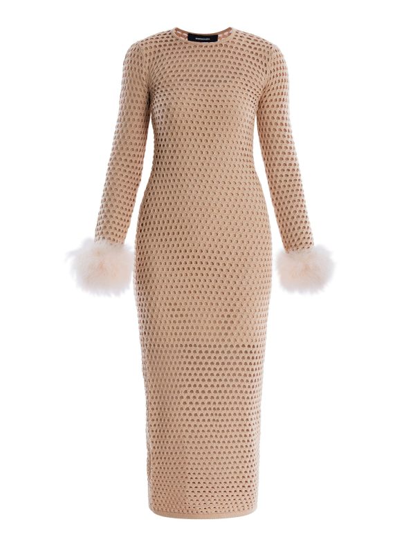 Bcbg Bodie Feather Sleeve Crochet Dress - Image 3