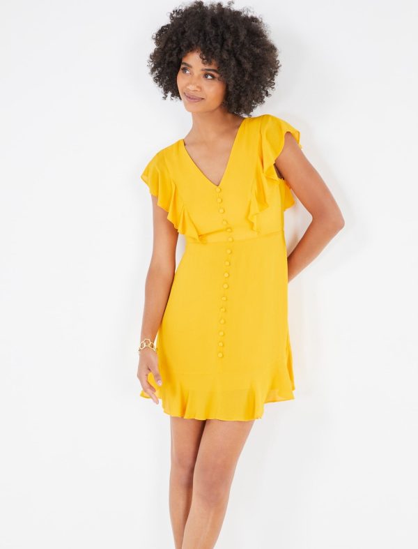 Bcbg Coraline Ruffle Mini Dress - Image 2