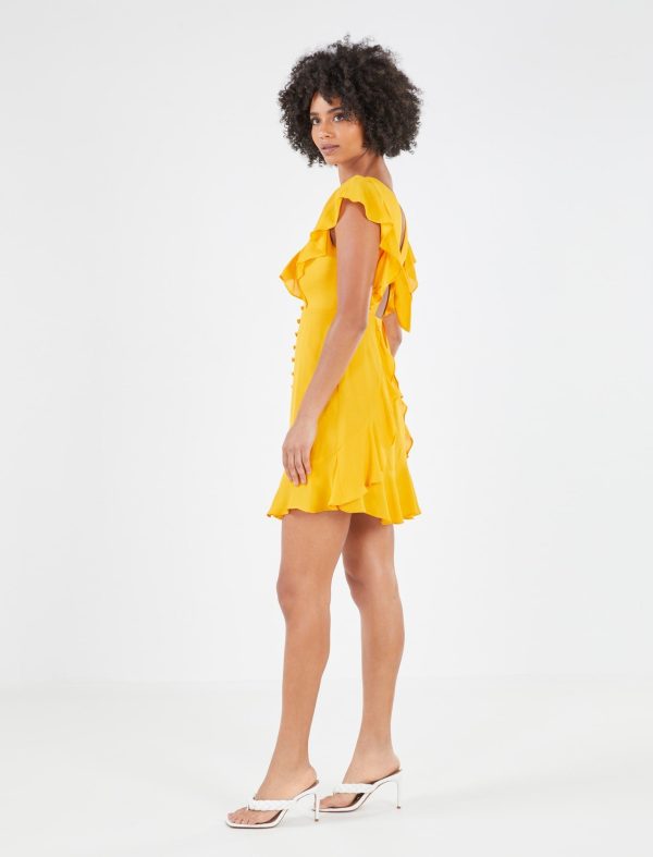 Bcbg Coraline Ruffle Mini Dress - Image 3