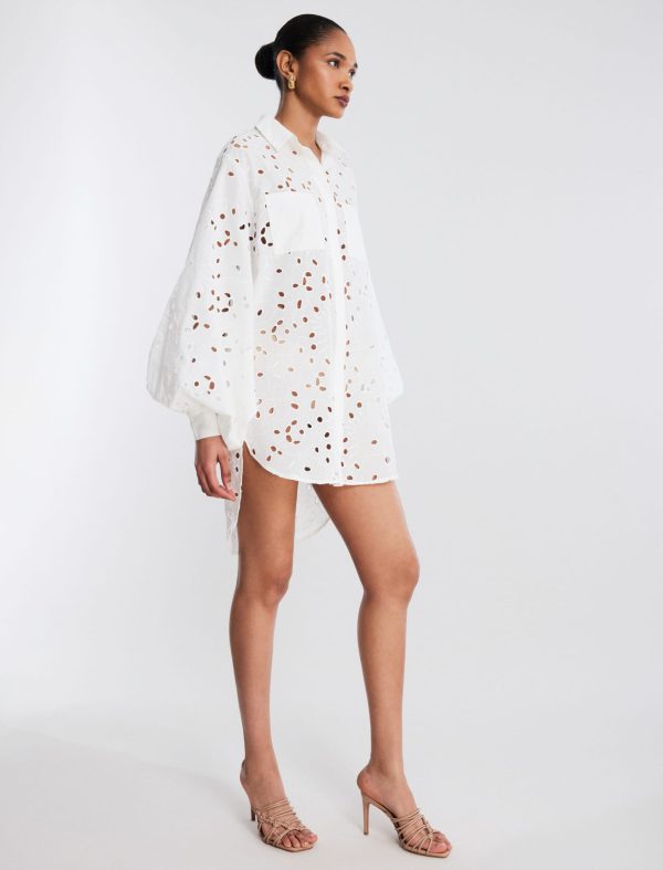 Bcbg Emerson Eyelet Shirt Dress - Image 3