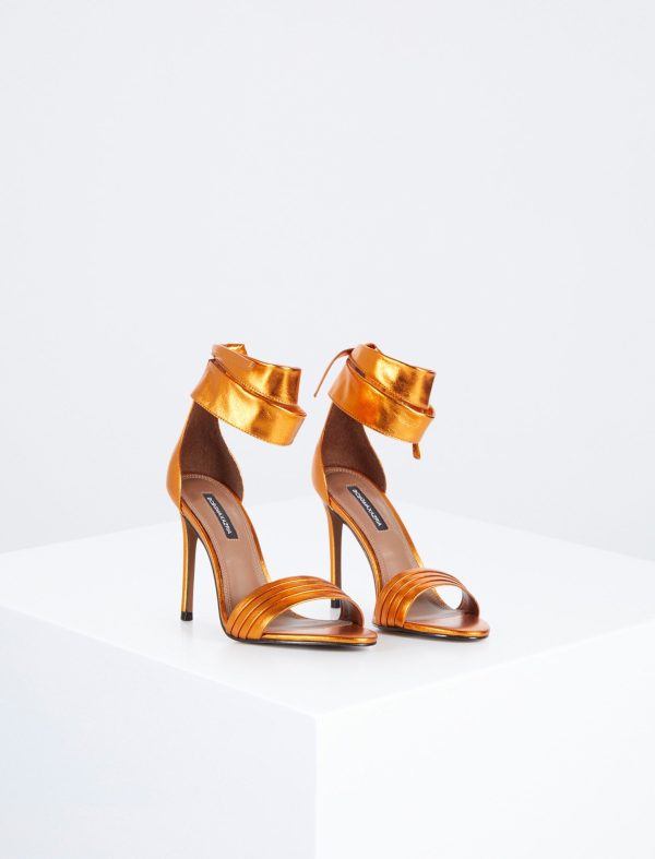 Bcbg Suji Metallic Sandal Heel