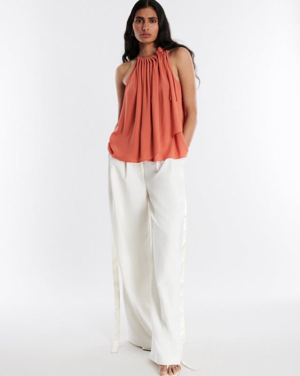 Bcbg Neck Tie Halter Top - Image 2