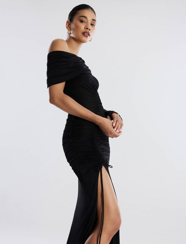 Bcbg Pallas One Shoulder Ruched Gown - Image 6