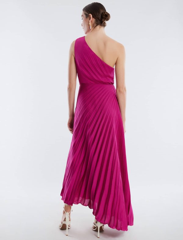 Bcbg Gown Acacia One Shoulder Satin Gown - Image 4