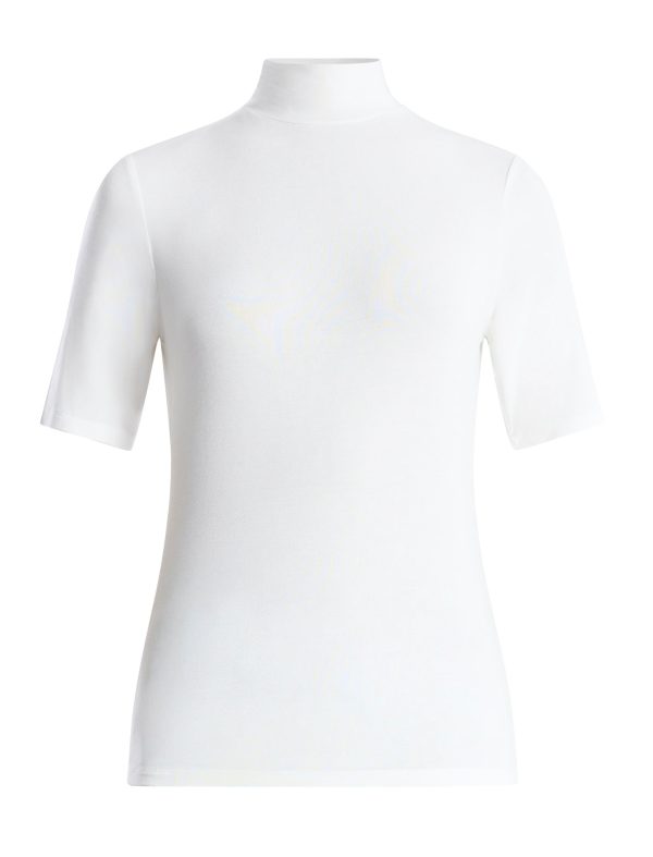 Bcbg Mock Neck Short Sleeve Top - Image 7