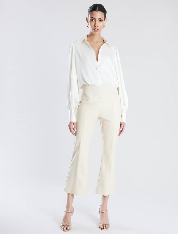 Bcbg Faux Leather Crop Pant - Image 2