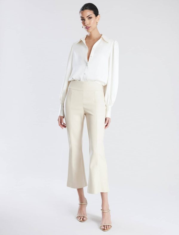 Bcbg Faux Leather Crop Pant - Image 5