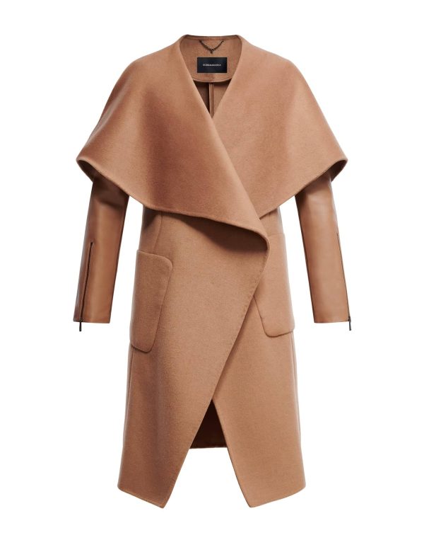 Bcbg Fiona Draped Wool Coat - Image 8