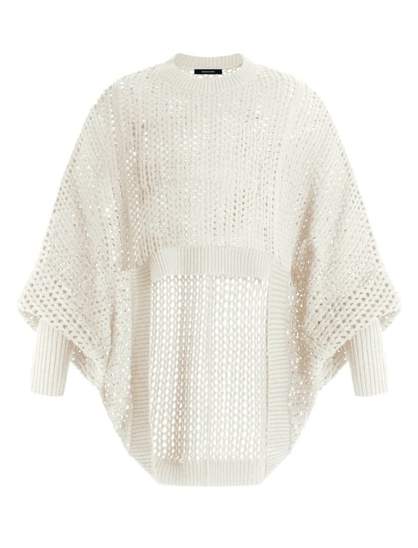 Bcbg Open Knit High-Low Cocoon Sweater - Image 8