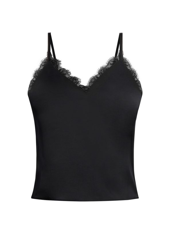 Bcbg V-Neck Lace Trim Cami - Image 7